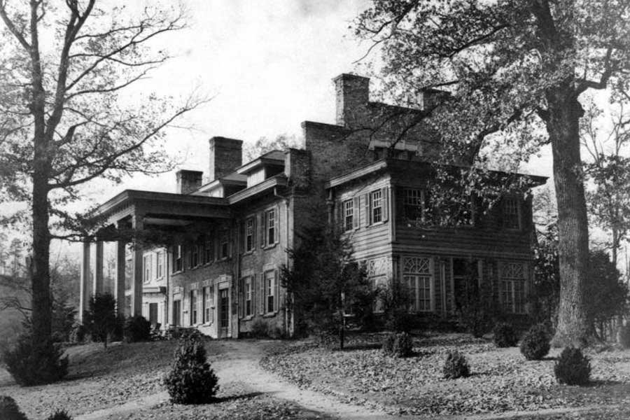 inn at forest oaks from the early 20th century, natural bridge, virginia