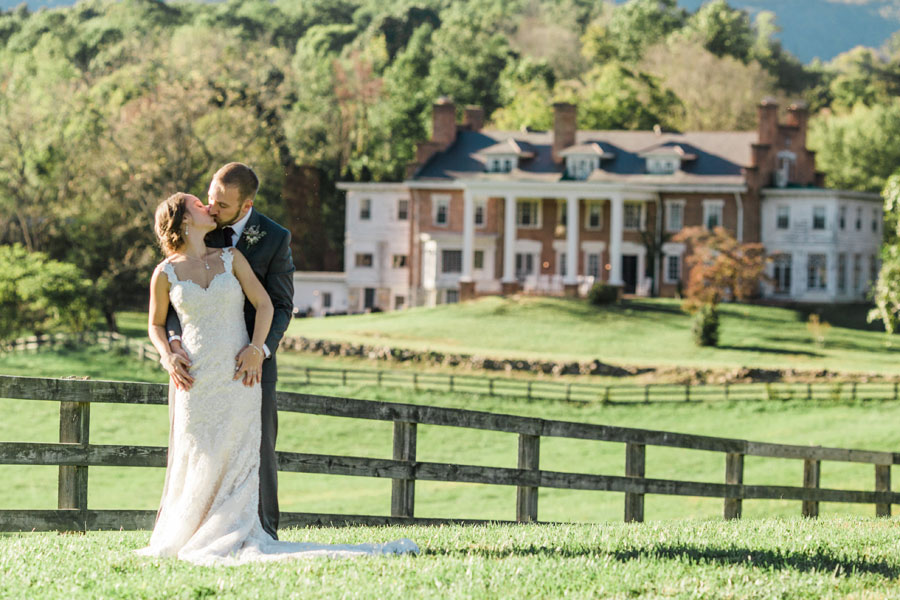 virginia mountains wedding on the grounds of the inn at forest oaks